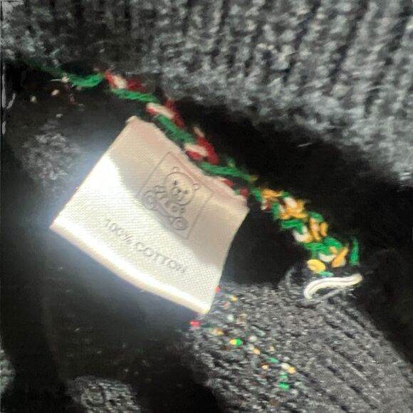 Teddy Fresh Striped Rainbow Pullover Knit Cotton Sweater Crew Neck Size S - Picture 11 of 11